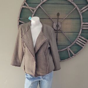 Daniel Rainn Open Front Yarn -Dye. Blazer
